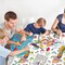 Giant Hello Summer Coloring Tablecloth 54” x 108” – Kids Summer Party Paper Table Cover with Watermelon, Ice Cream & Beach Theme Poster for Birthday, Classroom & Outdoor Activities
